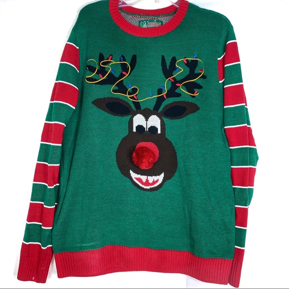 rudolph the red nosed reindeer sweater